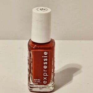 NEW essie expressie quick dry nail color send a message 185 Brick Red UNUSED